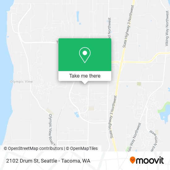 Mapa de 2102 Drum St