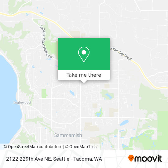 Mapa de 2122 229th Ave NE