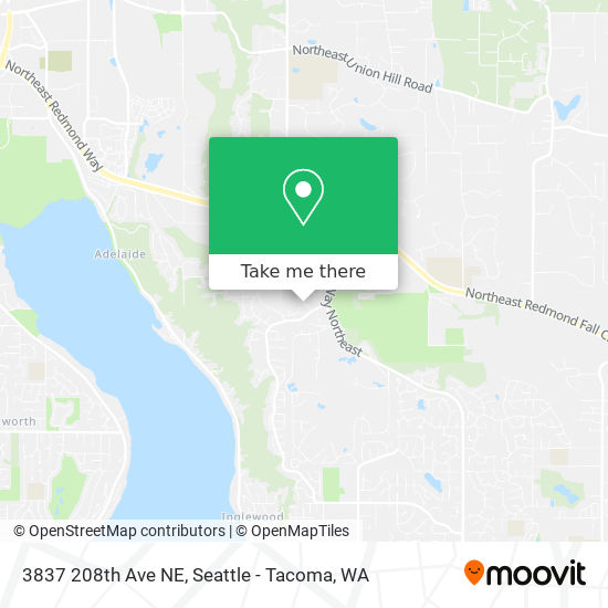 Mapa de 3837 208th Ave NE