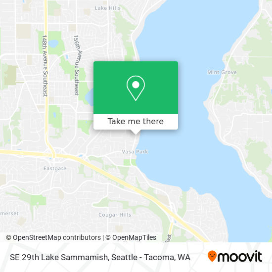 Mapa de SE 29th Lake Sammamish