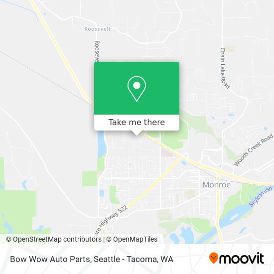 Bow Wow Auto Parts map