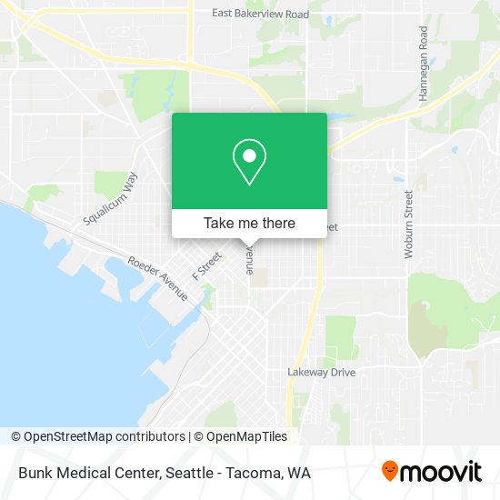 Mapa de Bunk Medical Center