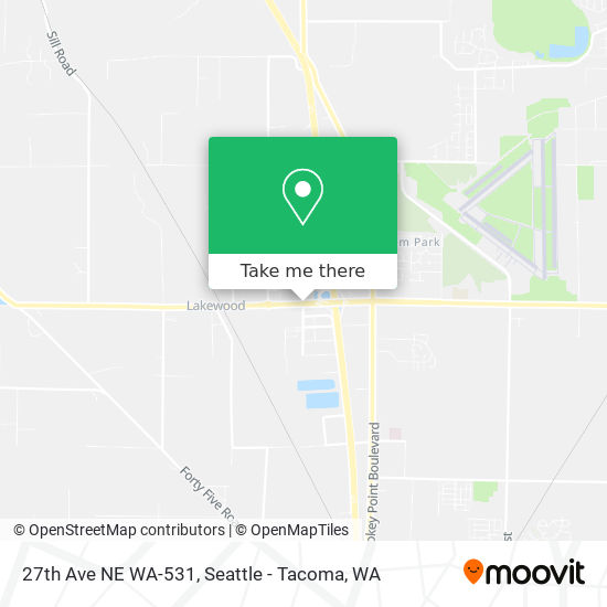 Mapa de 27th Ave NE WA-531