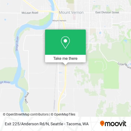 Mapa de Exit 225/Anderson Rd/N