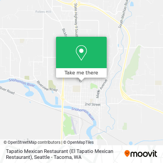 Mapa de Tapatio Mexican Restaurant
