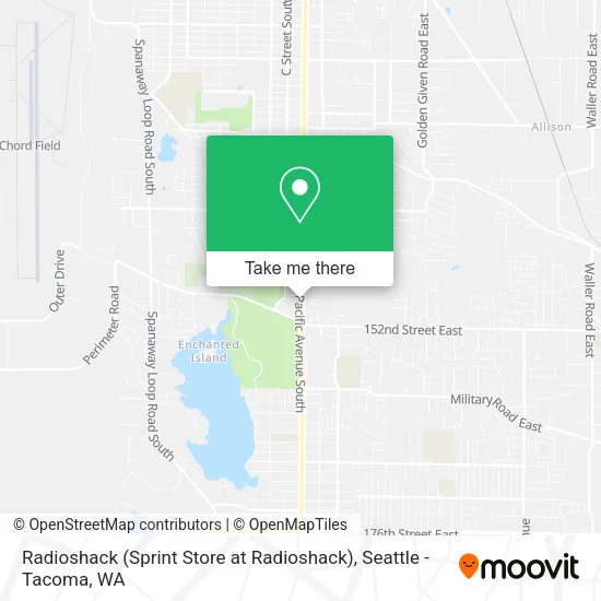 Mapa de Radioshack (Sprint Store at Radioshack)