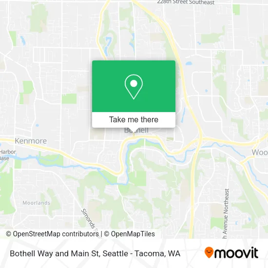 Mapa de Bothell Way and Main St