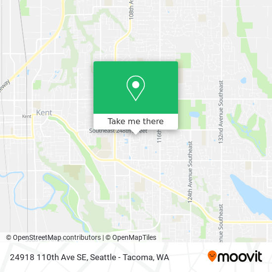 Mapa de 24918 110th Ave SE