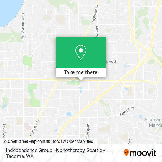 Independence Group Hypnotherapy map