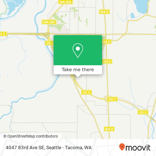 Mapa de 4047 83rd Ave SE, Snohomish, WA 98290