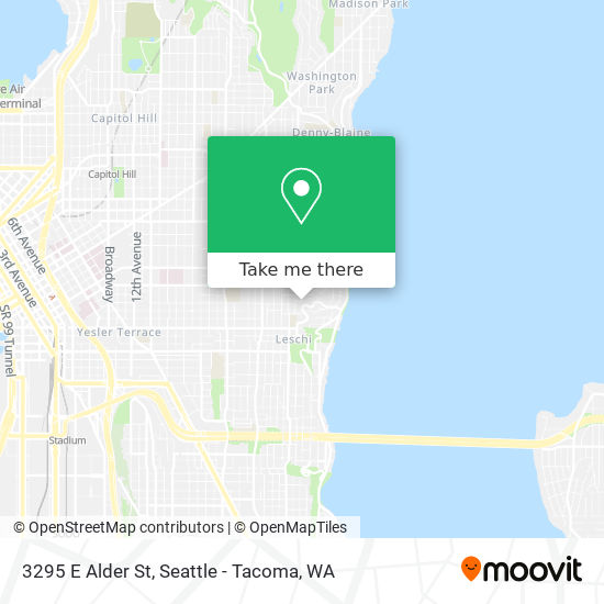 Mapa de 3295 E Alder St