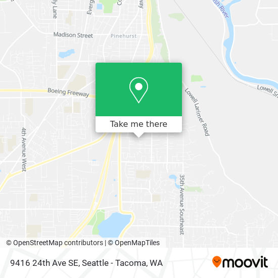 Mapa de 9416 24th Ave SE