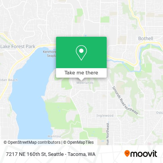 Mapa de 7217 NE 160th St