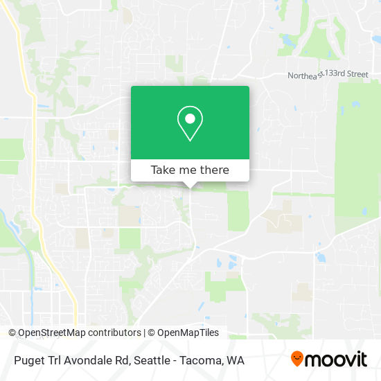 Puget Trl Avondale Rd map