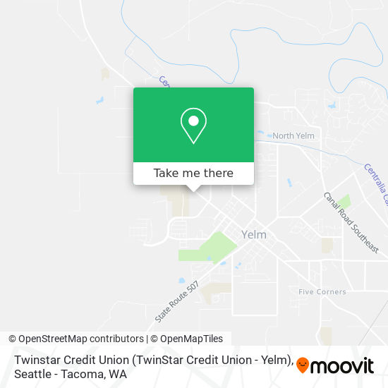 Twinstar Credit Union (TwinStar Credit Union - Yelm) map