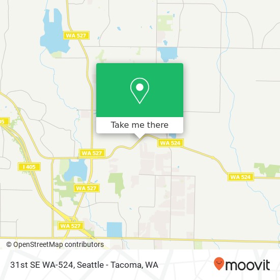 Mapa de 31st SE WA-524, Bothell, WA 98012