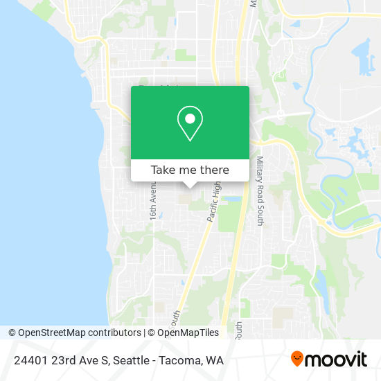 Mapa de 24401 23rd Ave S