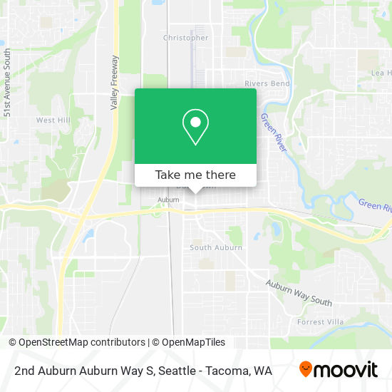 2nd Auburn Auburn Way S map