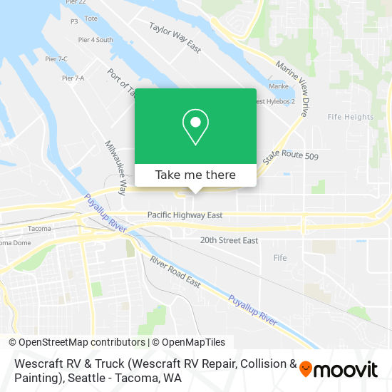 Wescraft RV & Truck (Wescraft RV Repair, Collision & Painting) map