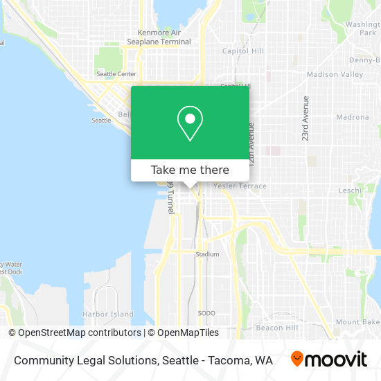 Mapa de Community Legal Solutions