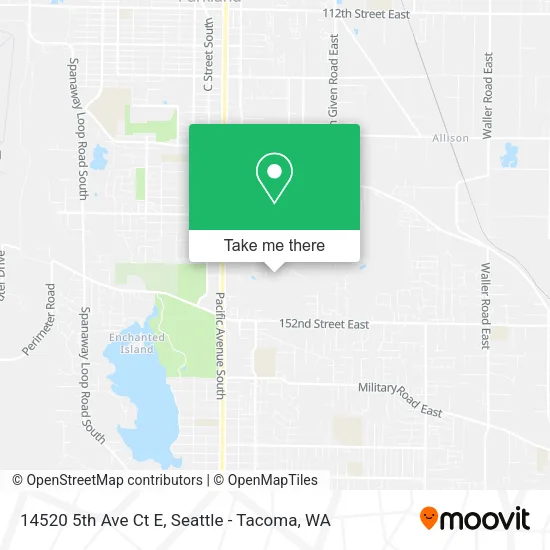 14520 5th Ave Ct E map