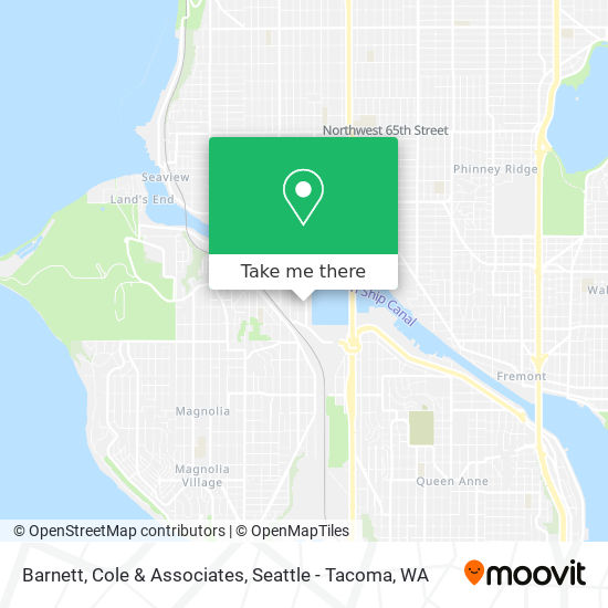 Barnett, Cole & Associates map