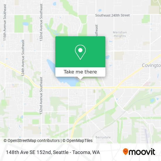 Mapa de 148th Ave SE 152nd