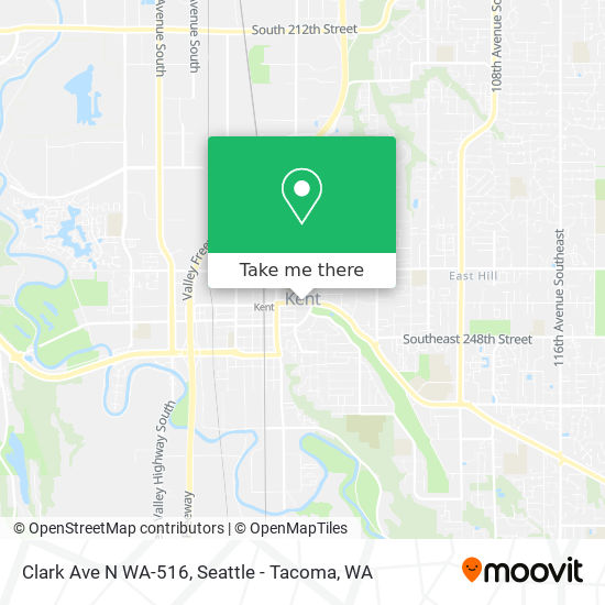 Mapa de Clark Ave N WA-516