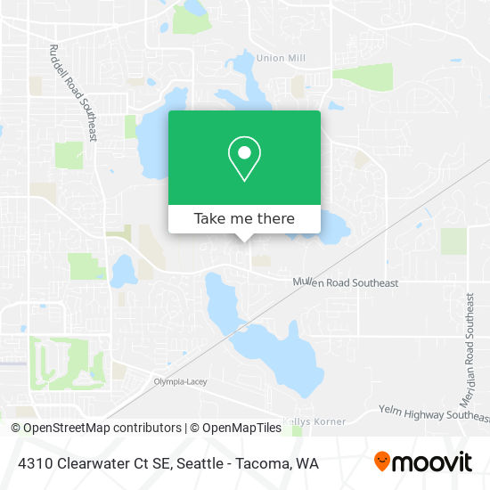 Mapa de 4310 Clearwater Ct SE