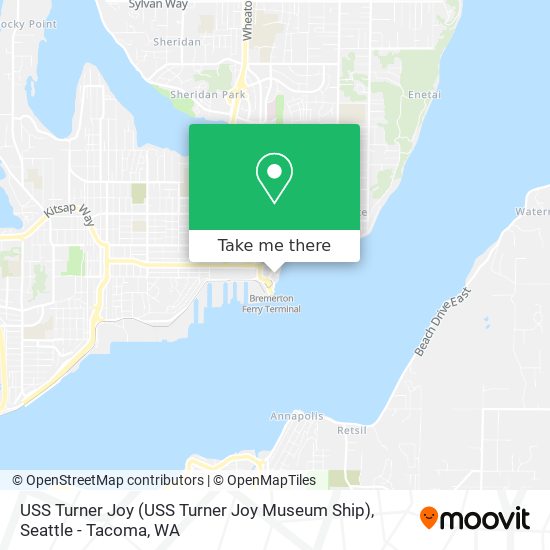 Mapa de USS Turner Joy (USS Turner Joy Museum Ship)