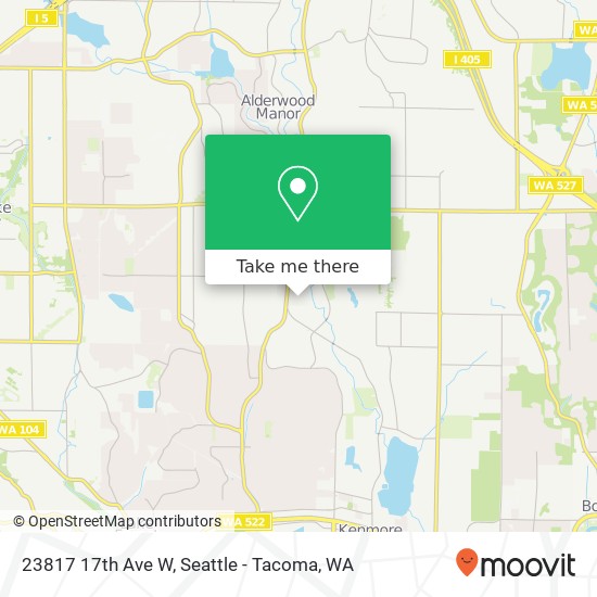 23817 17th Ave W, Bothell, WA 98021 map