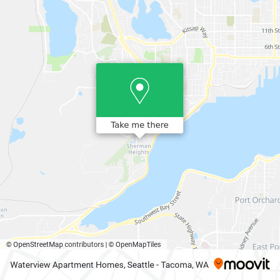 Waterview Apartment Homes map