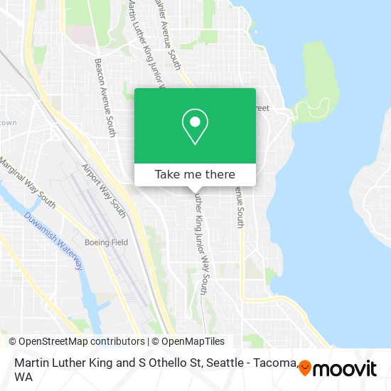 Martin Luther King and S Othello St map