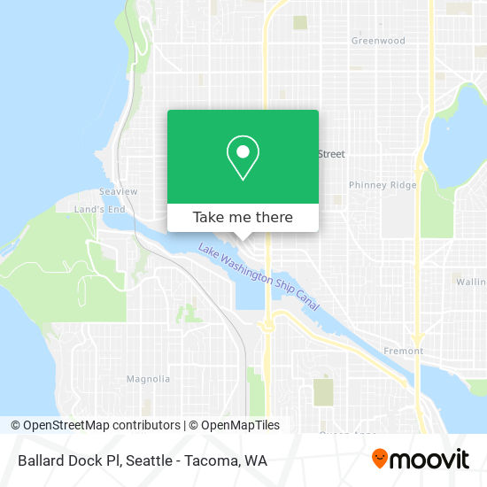 Ballard Dock Pl map