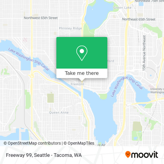 Freeway 99 map