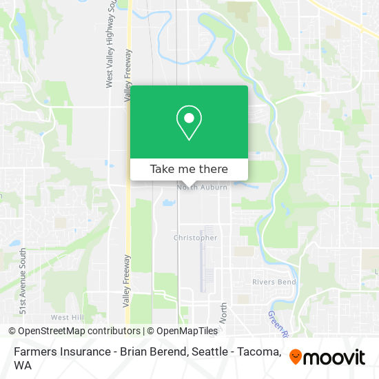 Mapa de Farmers Insurance - Brian Berend