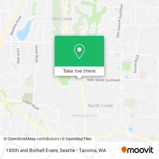 Mapa de 180th and Bothell Evere