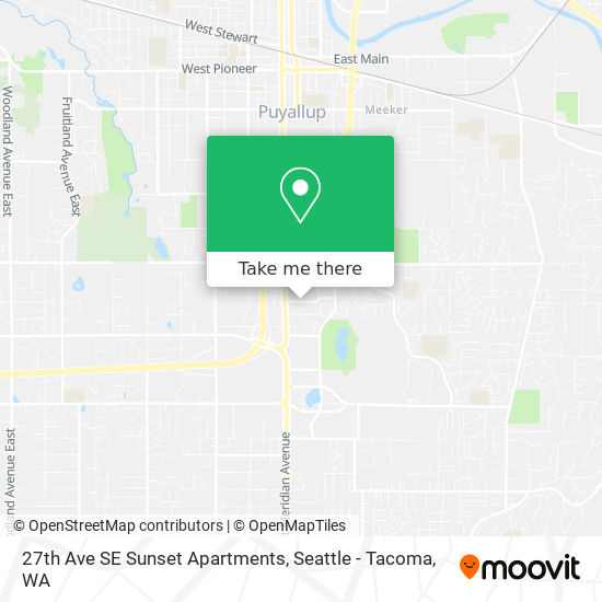 27th Ave SE Sunset Apartments map