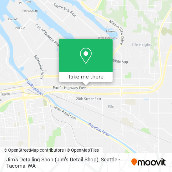Jim's Detailing Shop map
