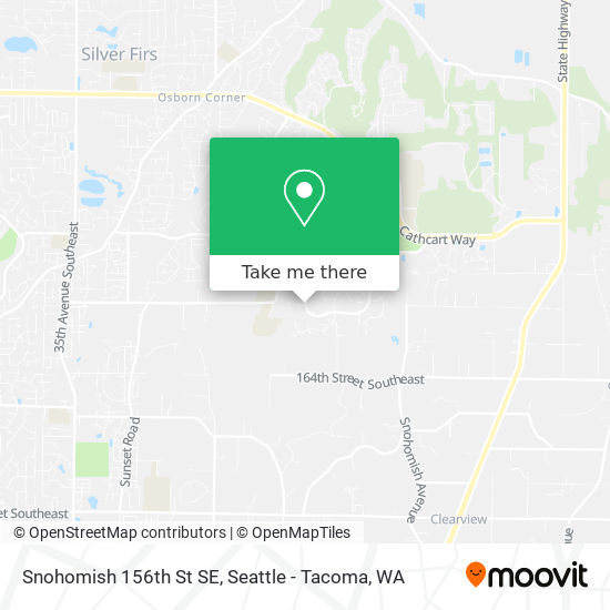 Mapa de Snohomish 156th St SE