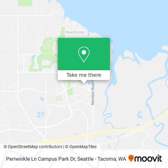 Mapa de Periwinkle Ln Campus Park Dr