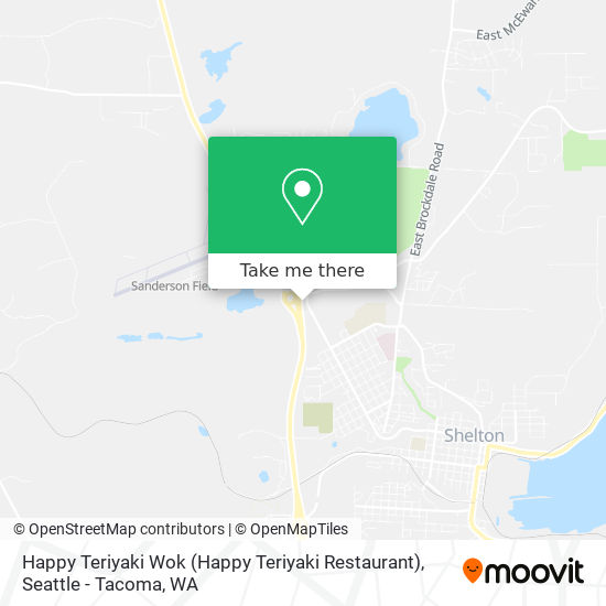 Mapa de Happy Teriyaki Wok (Happy Teriyaki Restaurant)