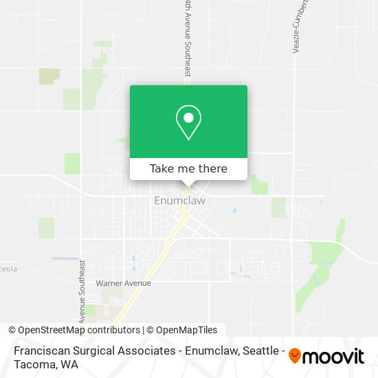 Mapa de Franciscan Surgical Associates - Enumclaw