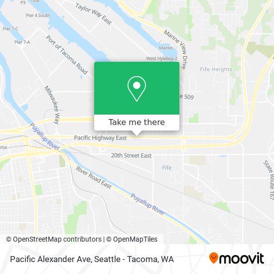 Mapa de Pacific Alexander Ave
