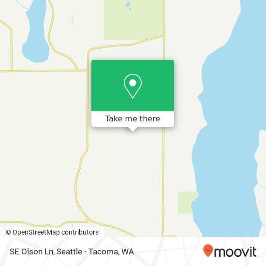 Mapa de SE Olson Ln, Olalla, WA 98359