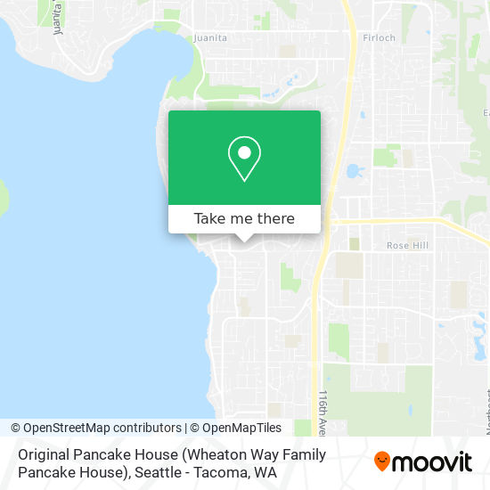 Mapa de Original Pancake House (Wheaton Way Family Pancake House)