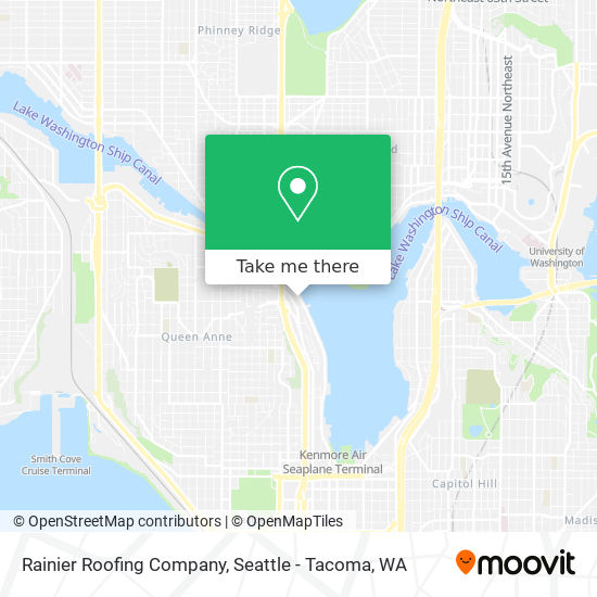 Mapa de Rainier Roofing Company