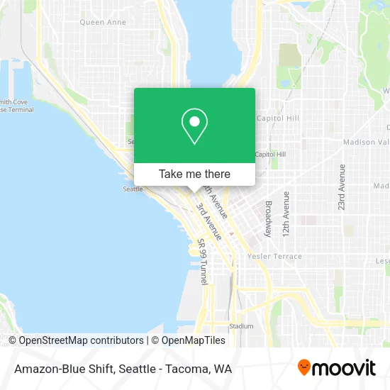 Amazon-Blue Shift map