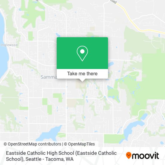 Mapa de Eastside Catholic High School