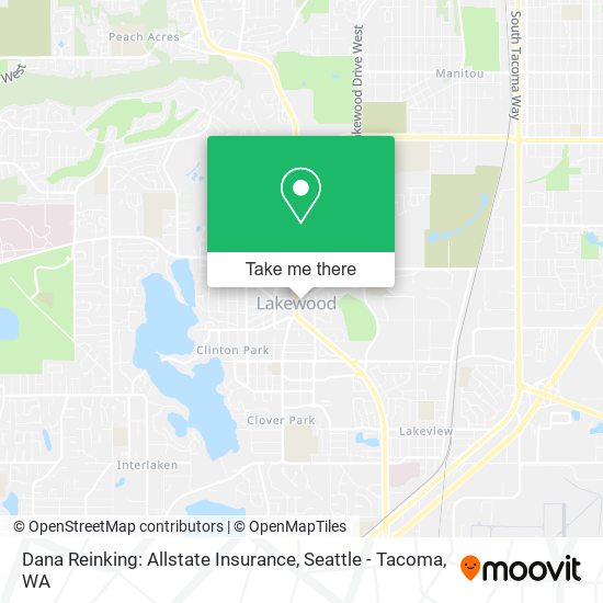 Dana Reinking: Allstate Insurance map